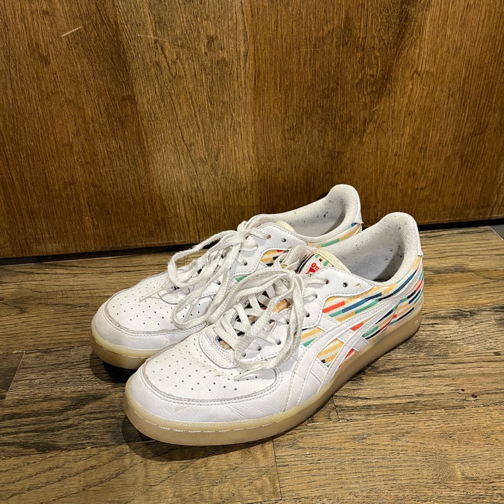 Onitsuka Tiger GSM sneakers in white / multi size US 8
